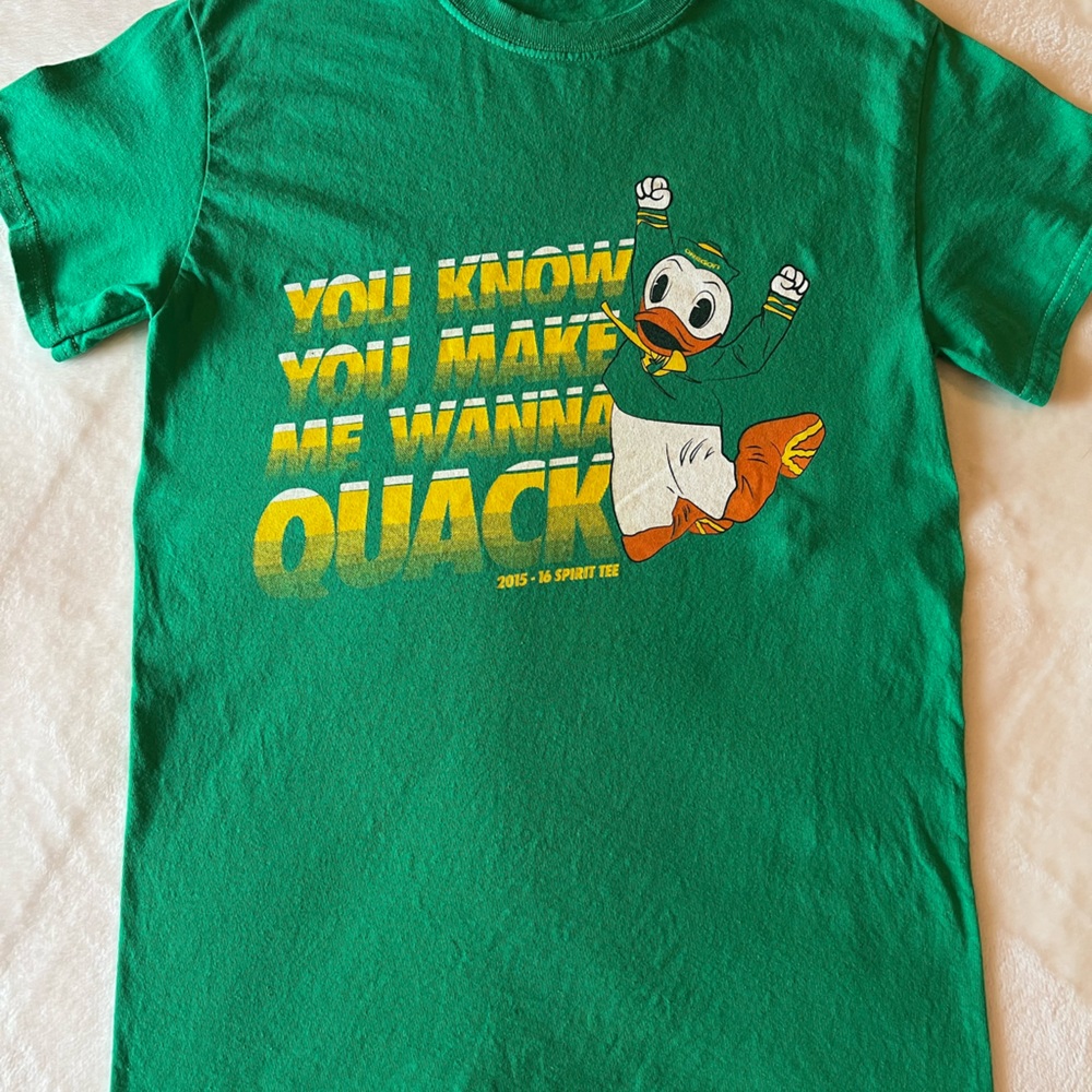University of Oregon Duck Vintage T-Shirt Spirit Tee